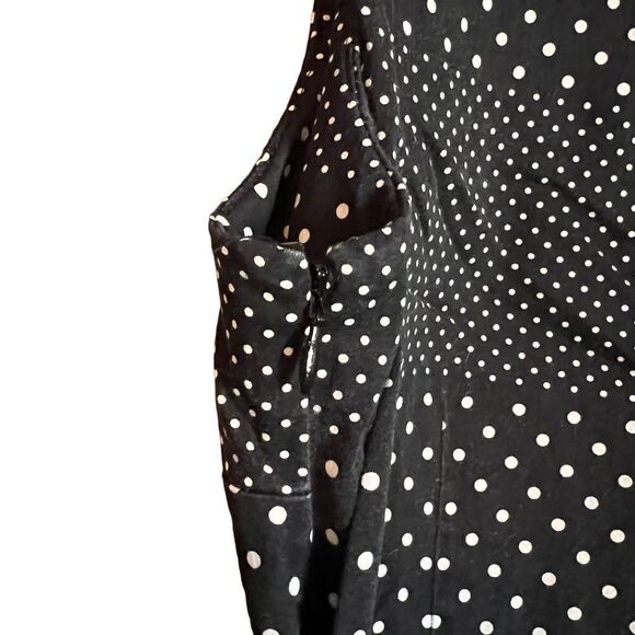 3 for $30! Tommy Hilfiger black and white polka dot dress - Picture 6 of 11